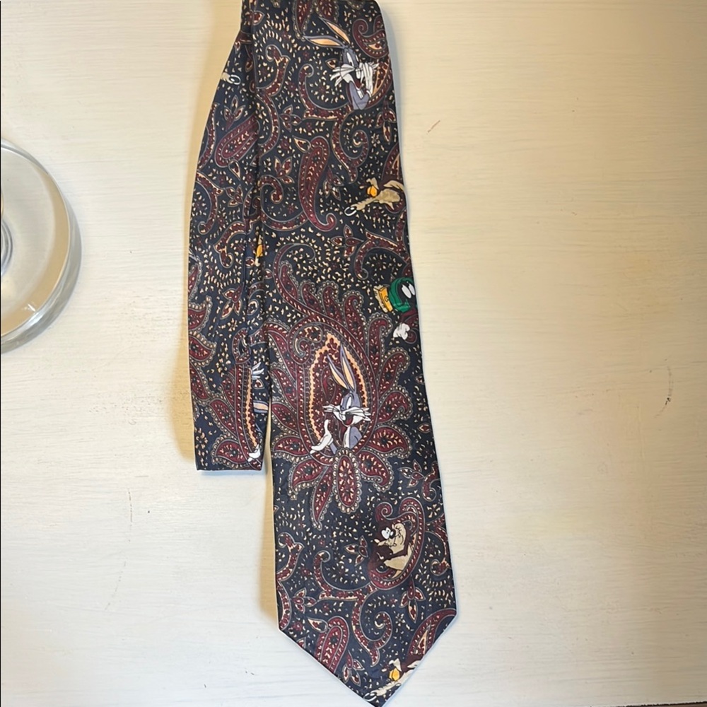 Disney Paisley Silk Tie